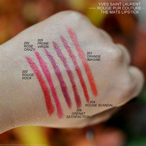 ysl the mats 203 swatch